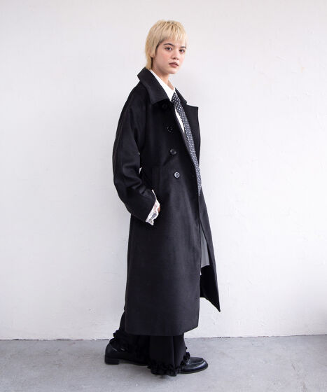 ダブルロングコート[商品：PN25AW-020] - PUNYUS Online Store / 公式通販