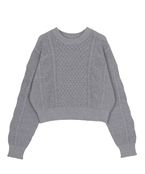 ケーブルニット[商品：PN25AW-024] - PUNYUS Online Store / 公式通販