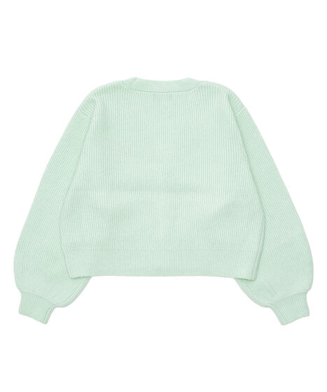 ロゴ刺繍ニットカーディガン[商品：PN25AW-026] - PUNYUS Online Store