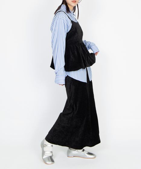 ベロアバルーンキャミチュニック[商品：PN25AW-027] - PUNYUS Online
