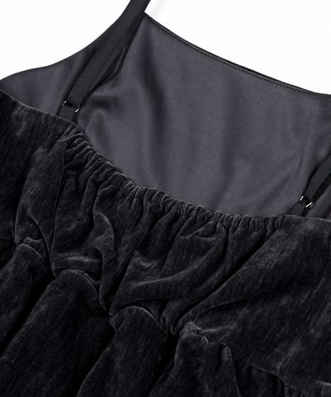 ベロアバルーンキャミチュニック[商品：PN25AW-027] - PUNYUS Online