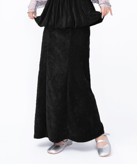 ベロアロングスカート[商品：PN25AW-028] - PUNYUS Online Store