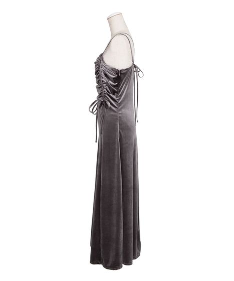ドロストベロアキャミワンピース[商品：PN25AW-029] - PUNYUS Online