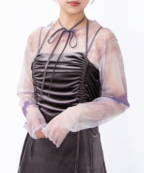 ドロストベロアキャミワンピース[商品：PN25AW-029] - PUNYUS Online