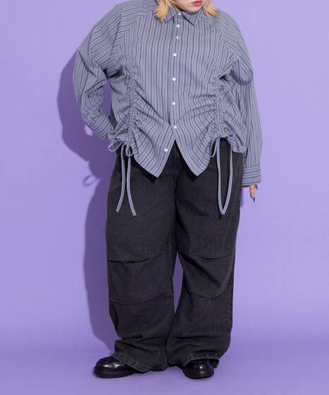 ニータックデニムバギーパンツ[商品：PN25AWR-004] - PUNYUS Online