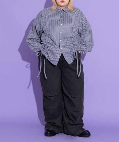 ニータックデニムバギーパンツ[商品：PN25AWR-004] - PUNYUS Online