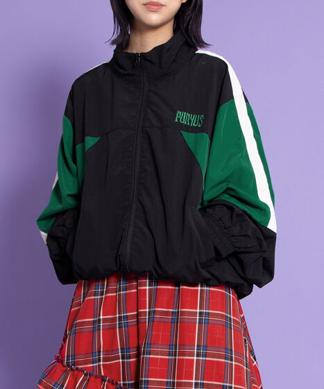 切り替えナイロンジャケット[商品：PN25AWR-005] - PUNYUS