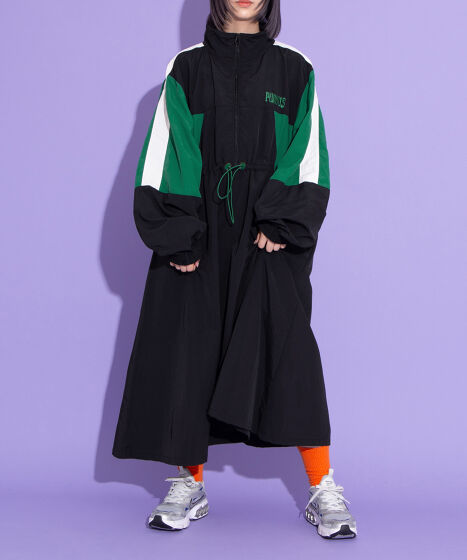 nananamoe ナイロンワンピース 切り替えナイロンワンピース[商品：PN24AW-007] - PUNYUS Online