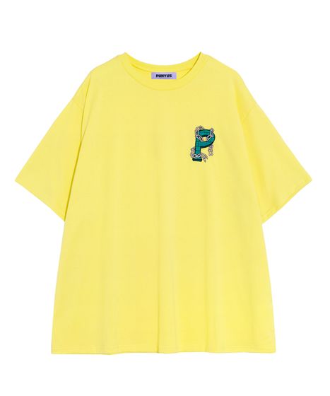 鎖ロゴ刺繍Tシャツ[商品：PN25AWR-007] - PUNYUS Online Store / 公式通販