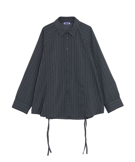 祝日セール♥新品未使用！CLOTH  &amp;  CROSS  ストライプフリルシャツ SHIPS any:〈手洗い可能〉ストライプ フリル Vネック シャツ ブラウス
