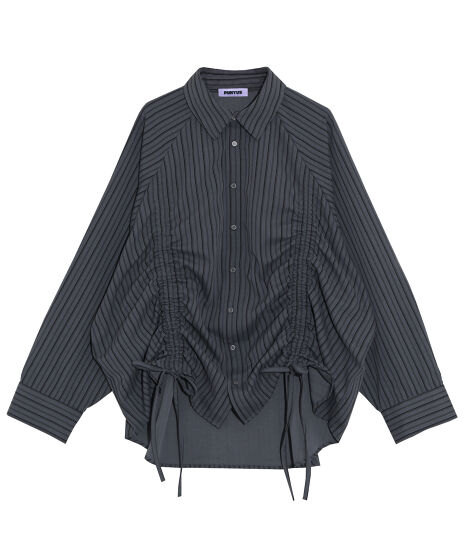 ドロストストライプシャツ[商品：PN25AWR-008] - PUNYUS Online