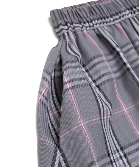 アシンメトリーチェックフリルロングスカート[商品：PN25AWR-013