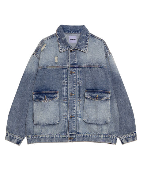 pichi ボアデニムジャケット PICHI（ピイチ）の「デニムボアジャケット（デニムジャケット）」 - WEAR