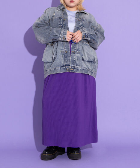 ビッグポケットデニムジャケット[商品：PN25AWR-014] - PUNYUS Online