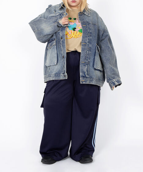 ビッグポケットデニムジャケット[商品：PN25AWR-014] - PUNYUS Online