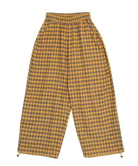 チェックワイドイージーパンツ[商品：PN25AWR-017] - PUNYUS Online