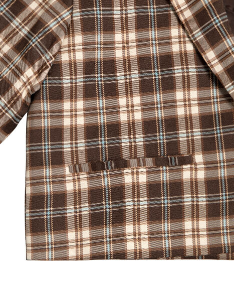 チェックショートジャケット[商品：PN25AWR-018] - PUNYUS Online