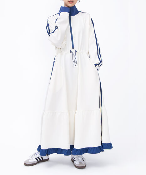 フリルジャージワンピース[商品：PN25AWR-024] - PUNYUS Online Store