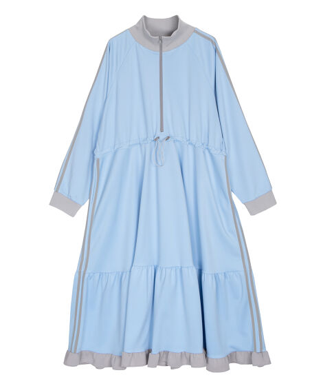 フリルジャージワンピース[商品：PN25AWR-024] - PUNYUS Online Store