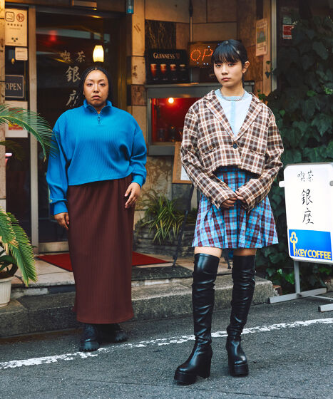 ボックスプリーツチェックミニスカート[商品：PN25AWR-026] - PUNYUS