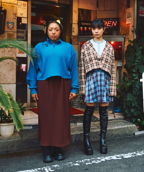 ボックスプリーツチェックミニスカート[商品：PN25AWR-026] - PUNYUS