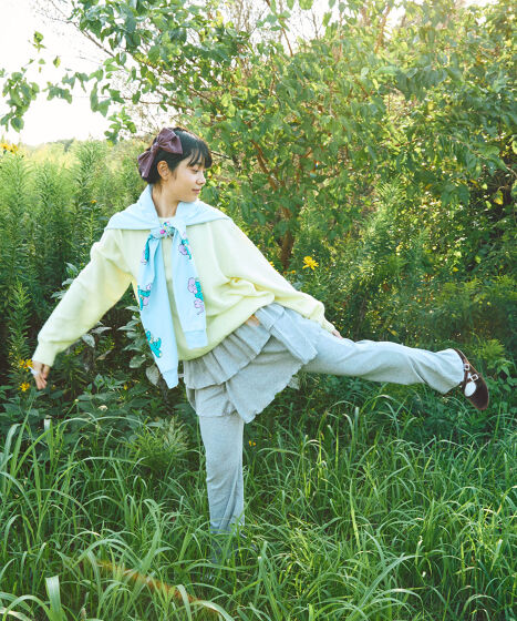 フリルレイヤードフレアパンツ[商品：PN25AWR-028] - PUNYUS Online