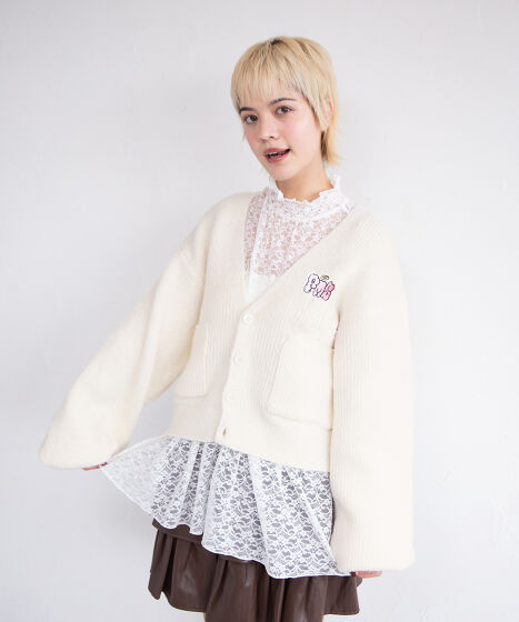 レースフレアチュニック[商品：PN25AWR-029] - PUNYUS Online Store