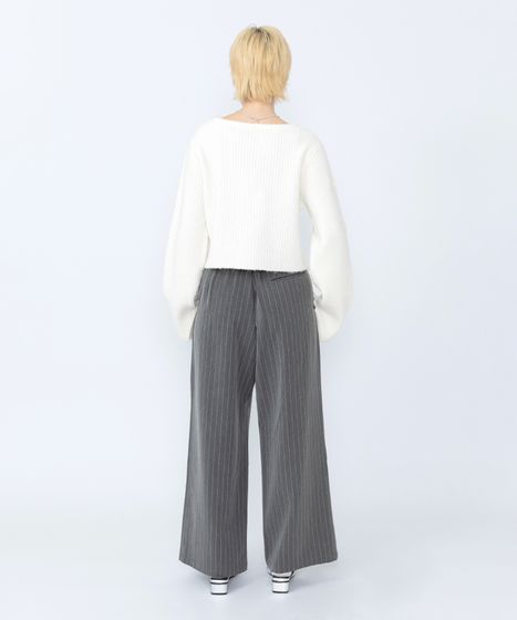 フロントリボンカーディガン[商品：PN25AWR-032] - PUNYUS Online