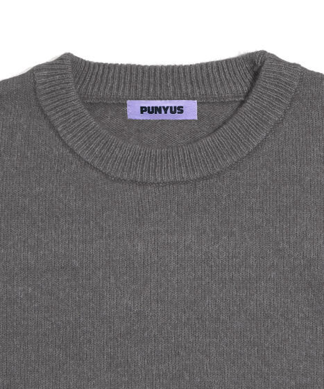クルーネックカラーニット[商品：PN25AWR-033] - PUNYUS Online Store