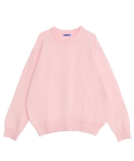 クルーネックカラーニット[商品：PN25AWR-033] - PUNYUS Online Store