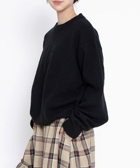 クルーネックカラーニット[商品：PN25AWR-033] - PUNYUS Online Store