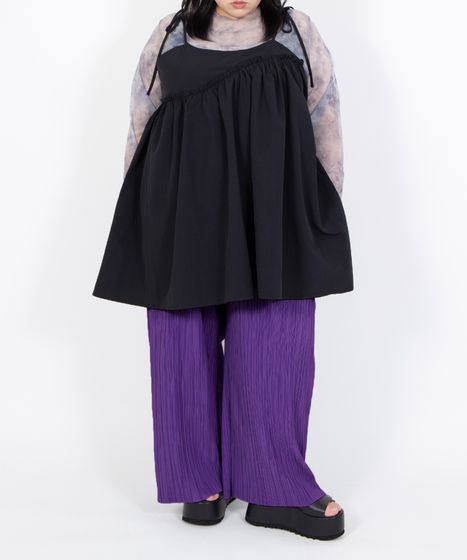 ナイロンリメイクキャミワンピース[商品：PN25AWR-034] - PUNYUS