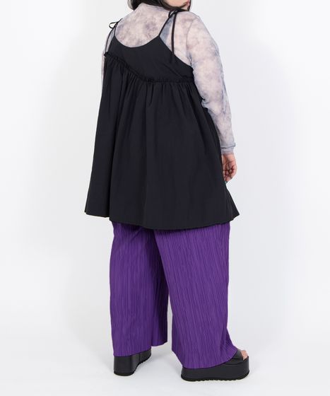 ナイロンリメイクキャミワンピース[商品：PN25AWR-034] - PUNYUS