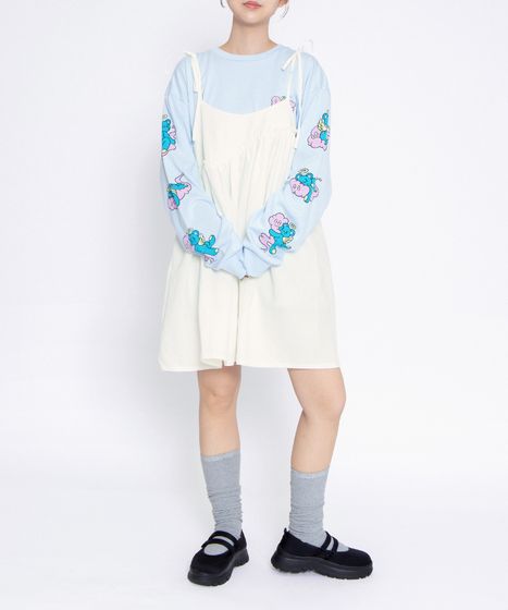 ナイロンリメイクキャミワンピース[商品：PN25AWR-034] - PUNYUS