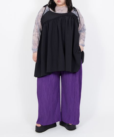 ナイロンリメイクキャミワンピース[商品：PN25AWR-034] - PUNYUS