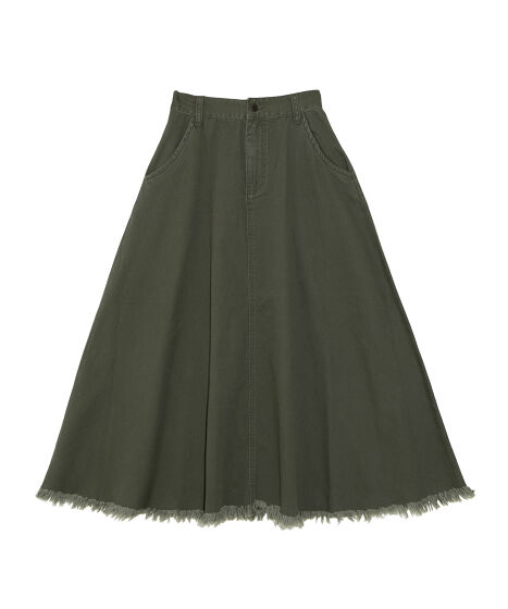 フリンジロングスカート[商品：PN25AWR-036] - PUNYUS Online Store