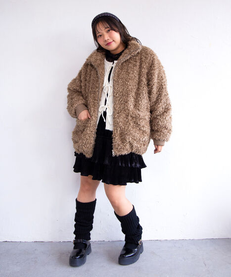 もこもこプードルブルゾン[商品：PN25AWR-042] - PUNYUS Online Store