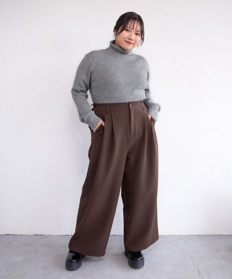 リブタートルネックニット[商品：PN25AWR-046] - PUNYUS Online Store