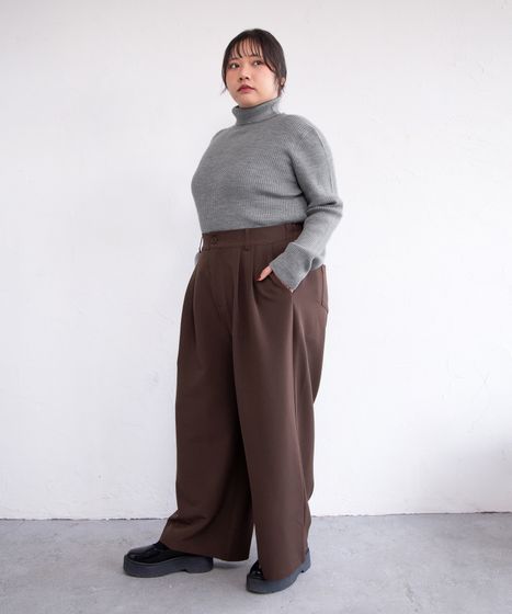 リブタートルネックニット[商品：PN25AWR-046] - PUNYUS Online Store