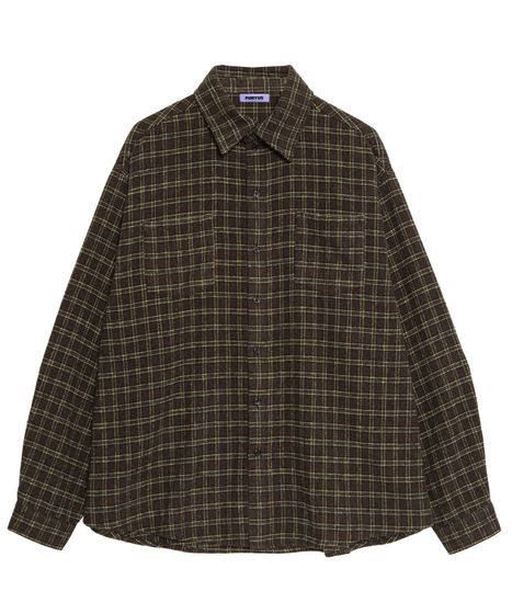 チェックビッグシャツ[商品：PN25AWR-016] - PUNYUS Online Store
