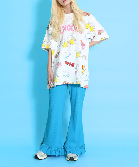 天国と地獄総柄Tシャツ[商品：PN25SS-001-4] - PUNYUS Online
