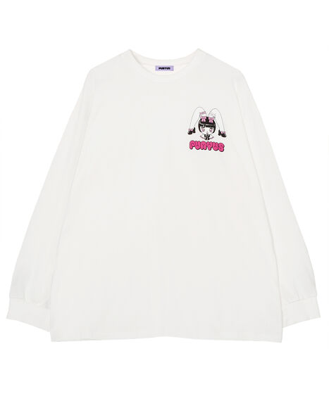 Rabbit girlビッグロンT[商品：PN25SS-007] - PUNYUS Online Store
