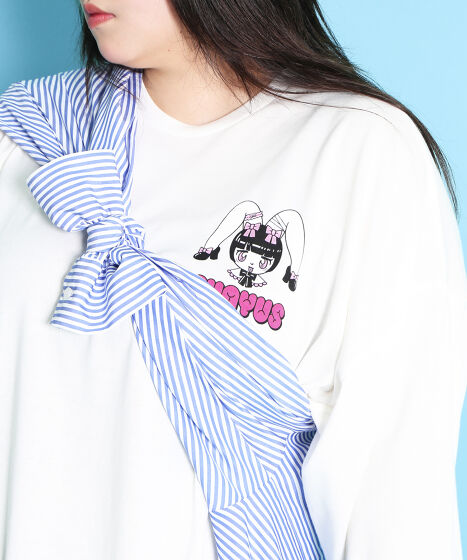 Rabbit girlビッグロンT[商品：PN25SS-007] - PUNYUS Online