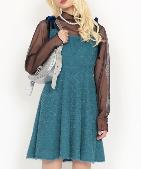 ショルダーリボンキャミワンピース[商品：PN25SS-008] - PUNYUS Online