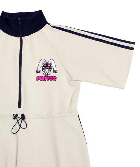 Rabbit girl半袖ジャージワンピース[商品：PN25SS-011] - PUNYUS