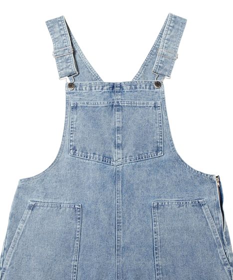 ダメージデニムオーバーオール[商品：PN25SS-013] - PUNYUS Online