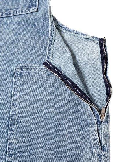 ダメージデニムオーバーオール[商品：PN25SS-013] - PUNYUS Online