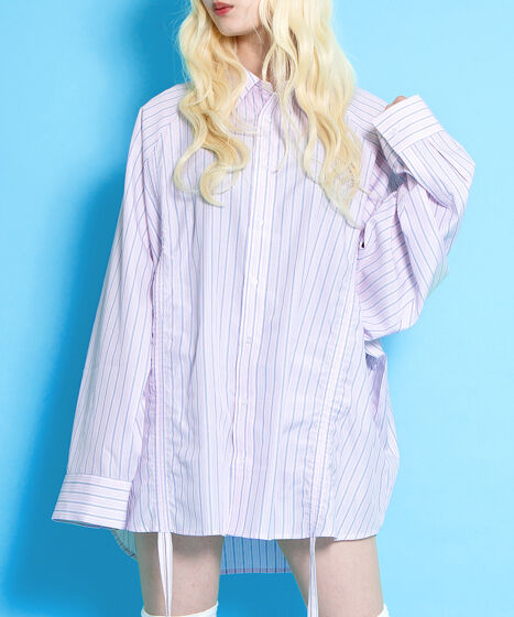 トップス RUI ドロストストライプシャツ[商品：PN25SS-014] - PUNYUS Online