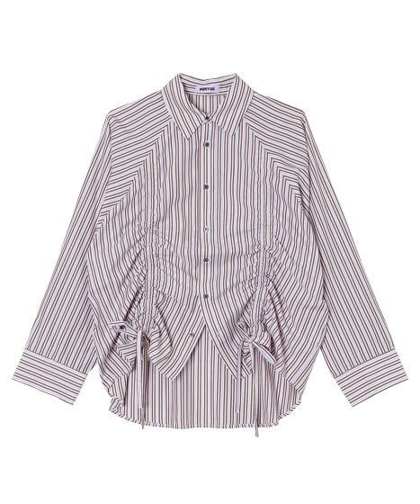 ドロストストライプシャツ[商品：PN25SS-014] - PUNYUS Online