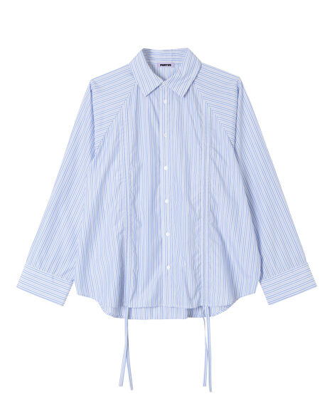 Bonpoint2024春夏購入55110円ストライプシャツブラウス36 PUNYUS ブラウス シャツ キャンディストライプシャツ レディース
